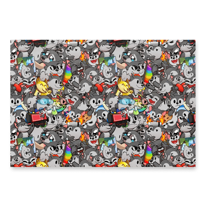 Emote Spam Wrapping Paper product image (1)