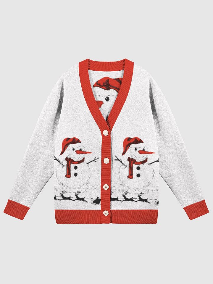 Festive Jacquard Knit Cardigan product image (2)