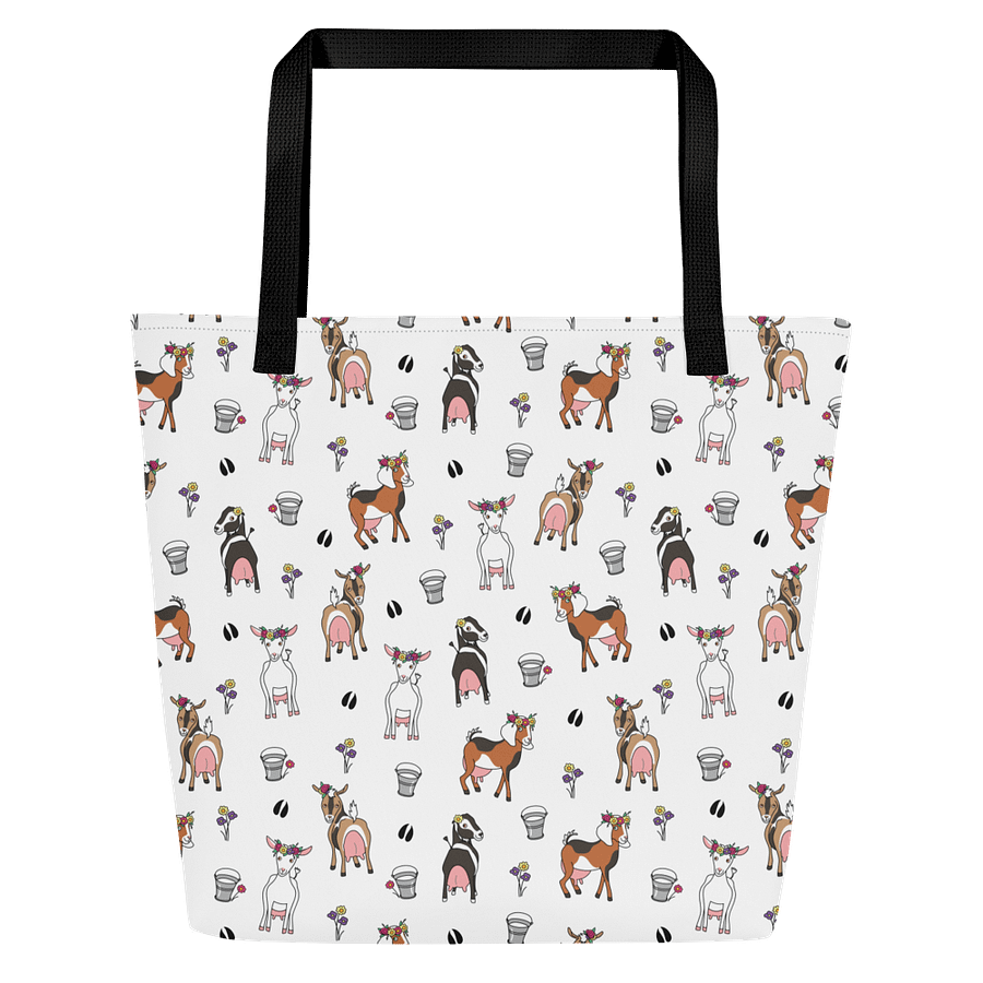 Cute Dairy Goats Tote Bag product image (3)