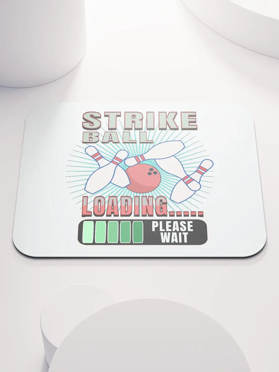 Strike Ball Loading Bowling Mouse Pad product image (1)