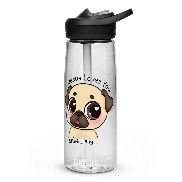 Pug Sports Water Bottle product image (1)