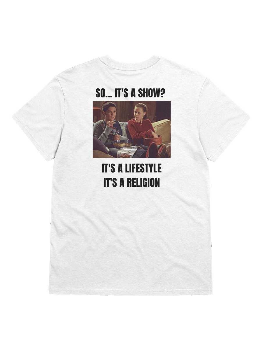 Organic Cotton Gilmore Girls T-Shirt | Rory & Lorelai Front & Back Design product image (2)