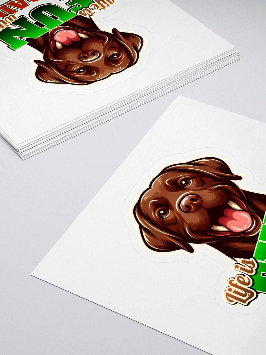 Labrador Love Kiss-Cut Stickers product image (4)