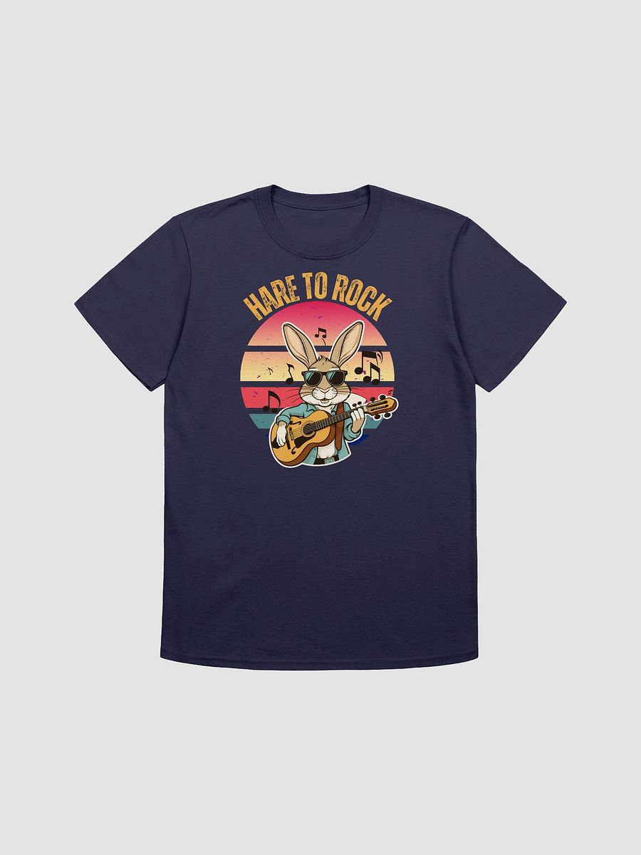 Hare to Rock Navy Blue Unisex Shirt product image (5)