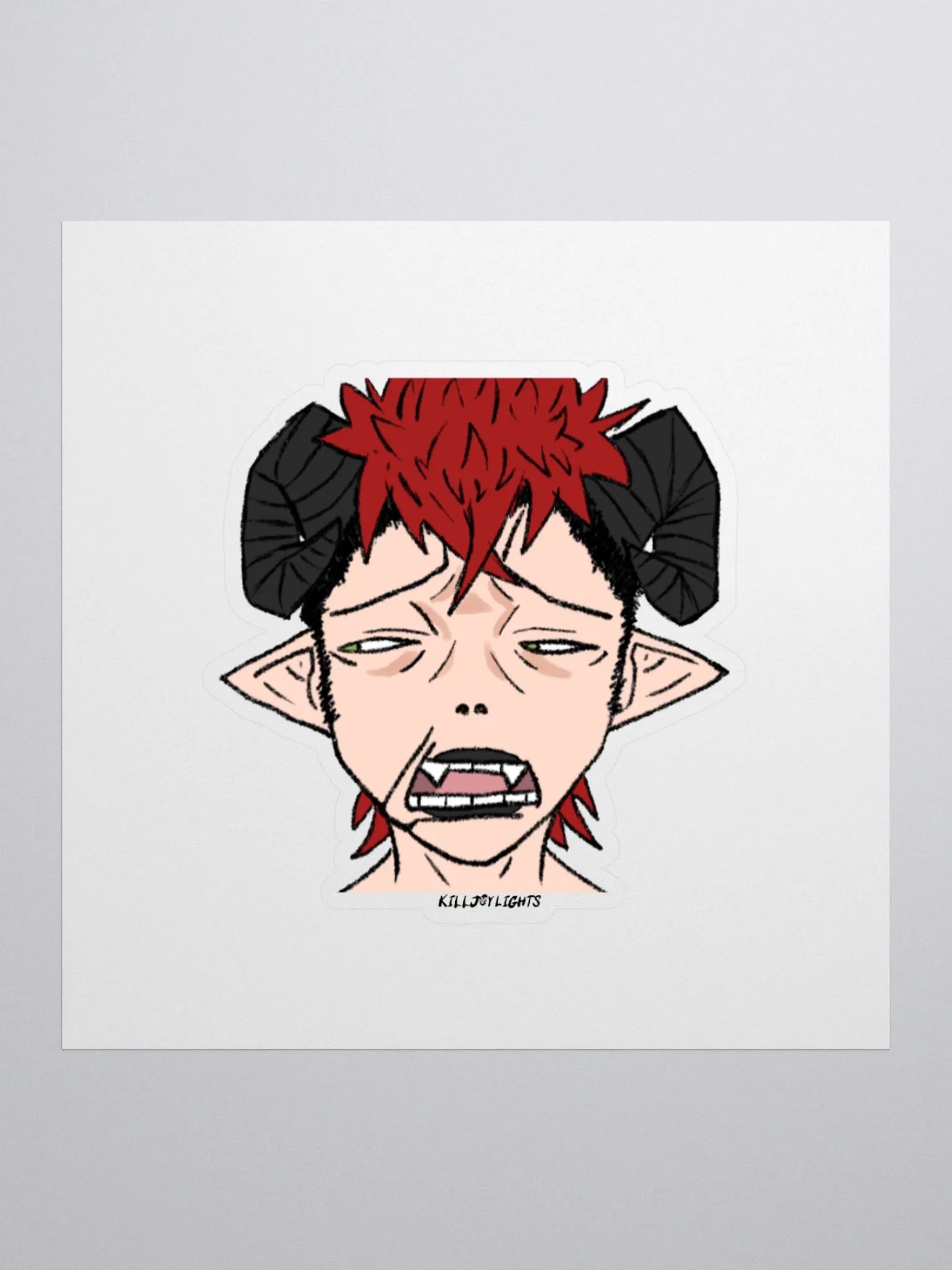 Killjoy WTF Emote Sticker product image (1)