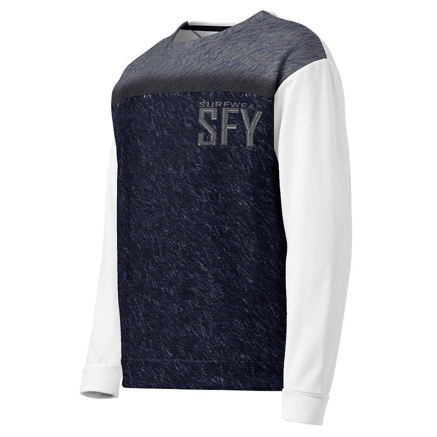 WavePrint Recycled Unisex Sweatshirt product image (3)