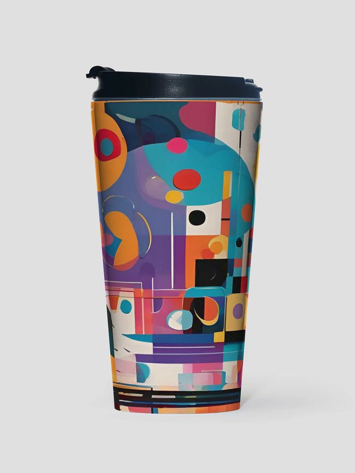 kadinsky inspired Stainless Steel Travel Mug gift for Arty moms dads friends and family product image (1)