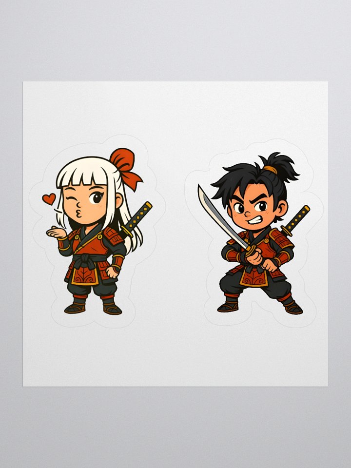 Katana Lady Character Stickers 2 product image (1)
