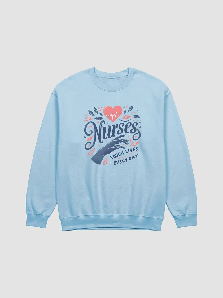 Nurse Heartbeat Script Sweatshirt product image (1)