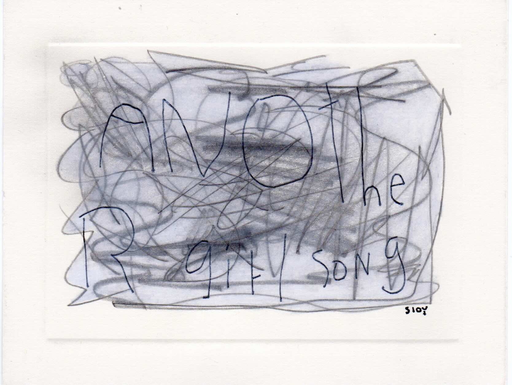 Another Girl Song panel card print product image (1)