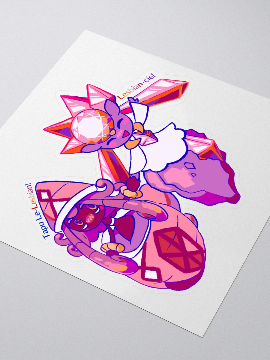 Tapu Le-Lesbian and Lesbian-cie Girlfriends Sticker! product image (3)