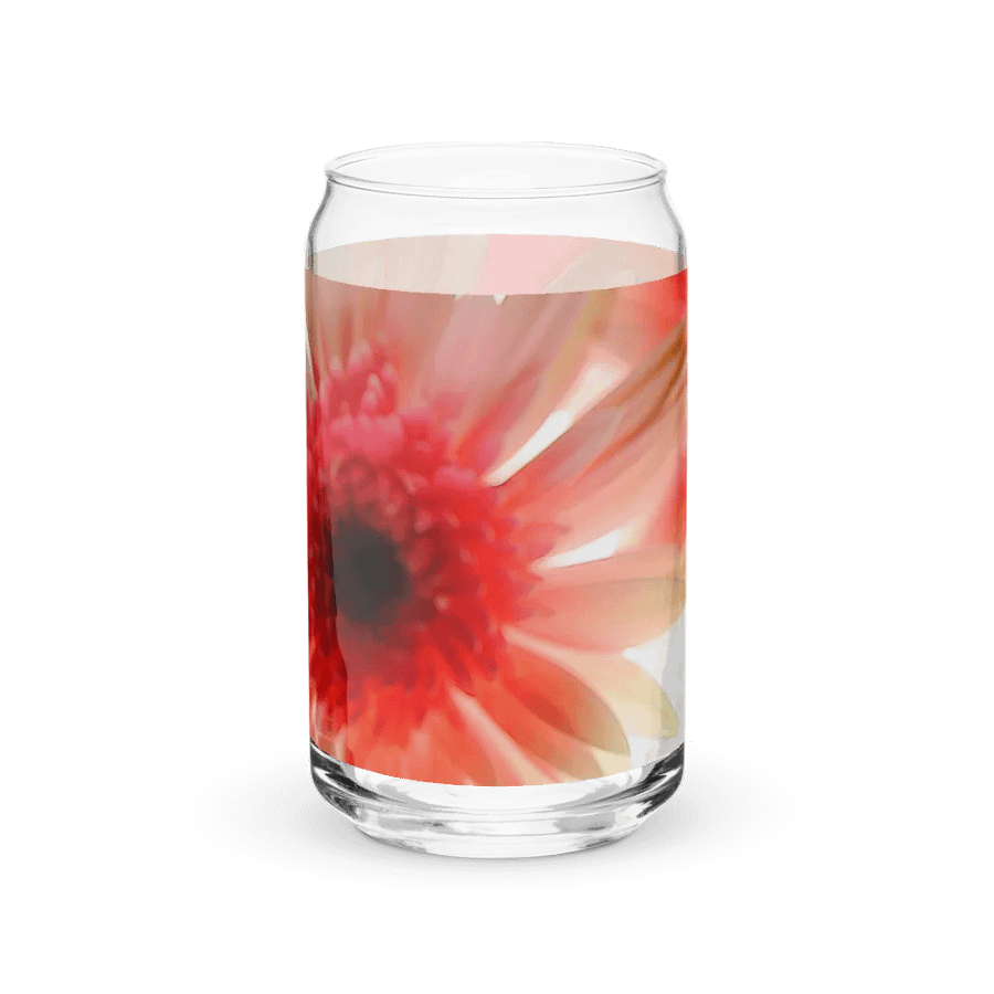 Flowers 2602 Can Shaped Glass product image (10)