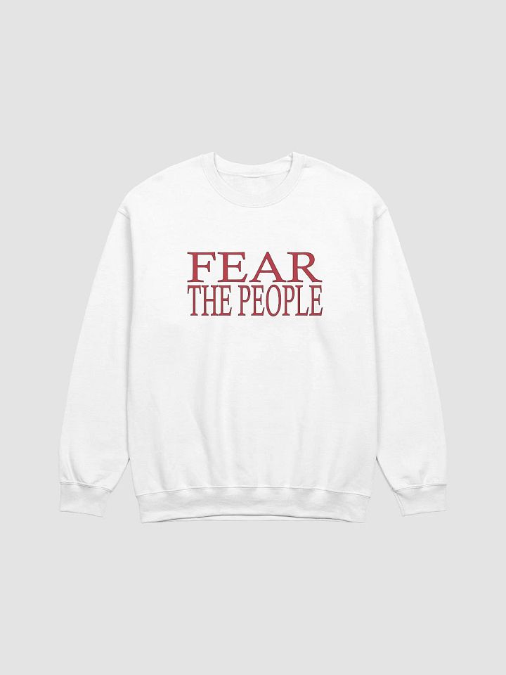Fear The People - 01 - Red - Gildan Classic Crewneck Sweatshirt product image (2)