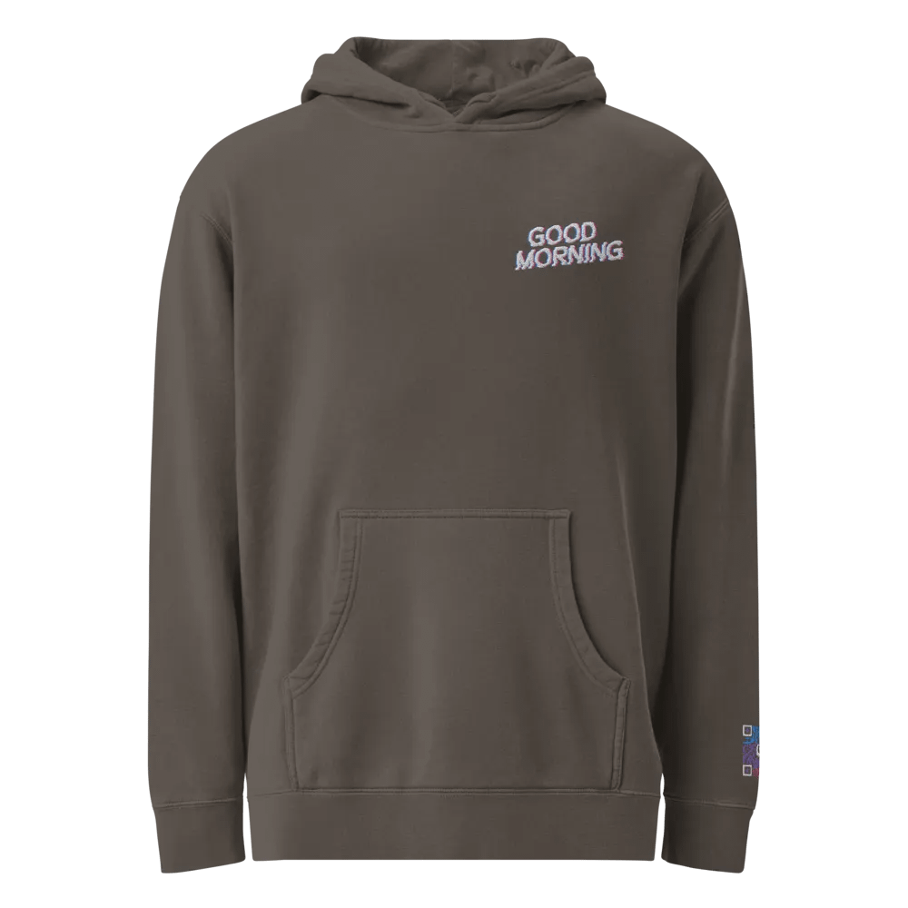 Good Morning Embroidered Hoodie product image (1)
