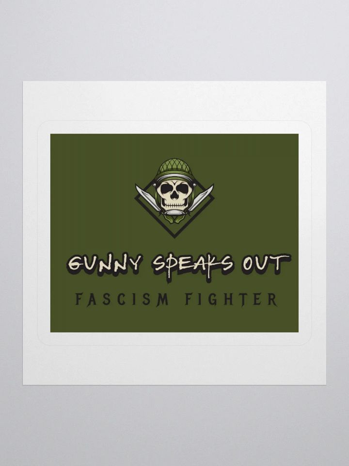 Fascism Fighter Kiss Cut Stickers product image (1)