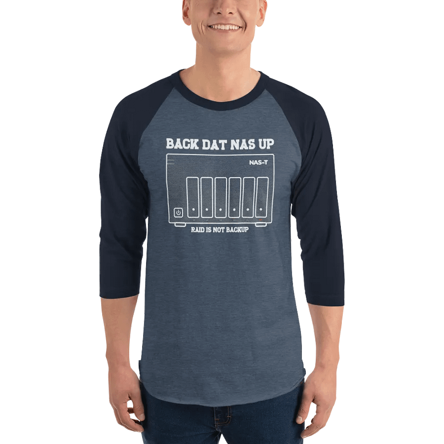 Back Dat NAS Up - Raglan Tee product image (5)