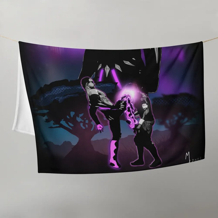 Strength of the Panther Throw Blanket product image (9)