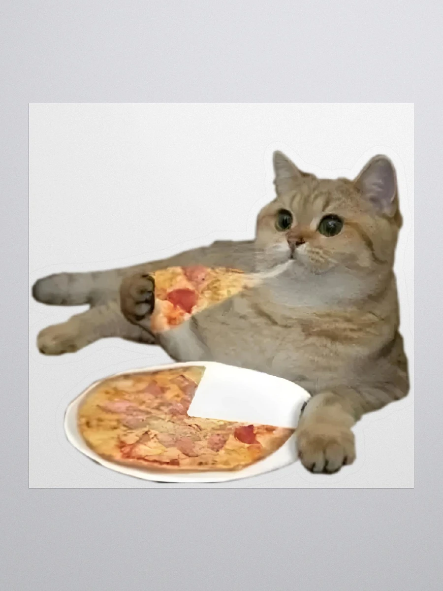 Kiss Cut Stickers: Meme Cats 🍕 product image (1)