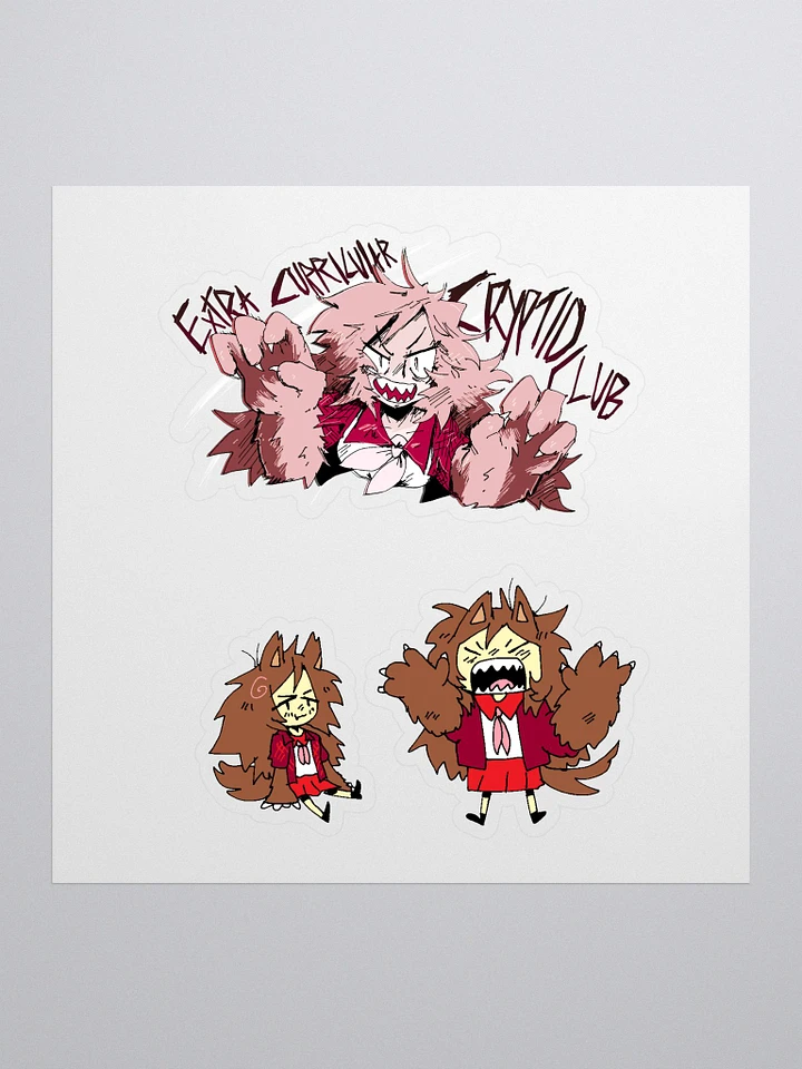 Wolf Girl stickers product image (1)