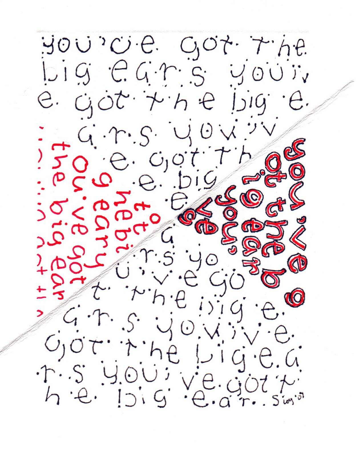 youve got the big ears panel card print product image (1)