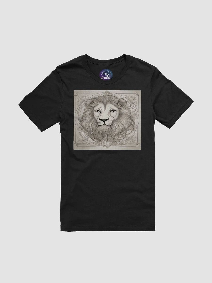 Unisex Leo Zodiac T-Shirt - Majestic Lion Design, Astrology Gift product image (3)