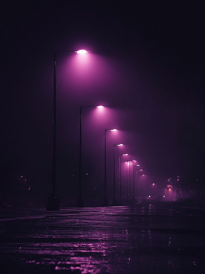 Purple Haze Pathway Framed Poster product image (1)