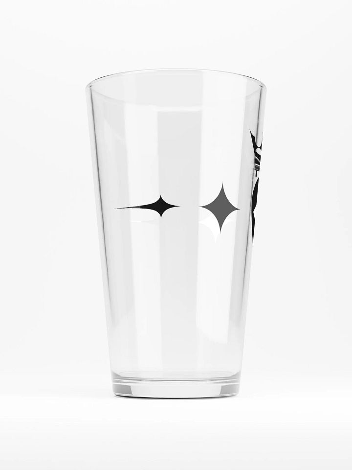 Crowned Apple (Black) ✦ Shaker Pint Glass product image (2)