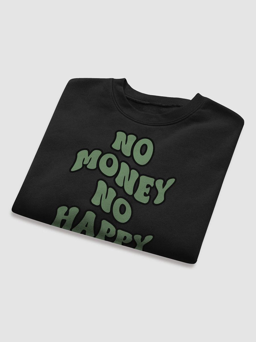 BUIII: No money, no happy Women's Fleece Crop Sweatshirt product image (5)