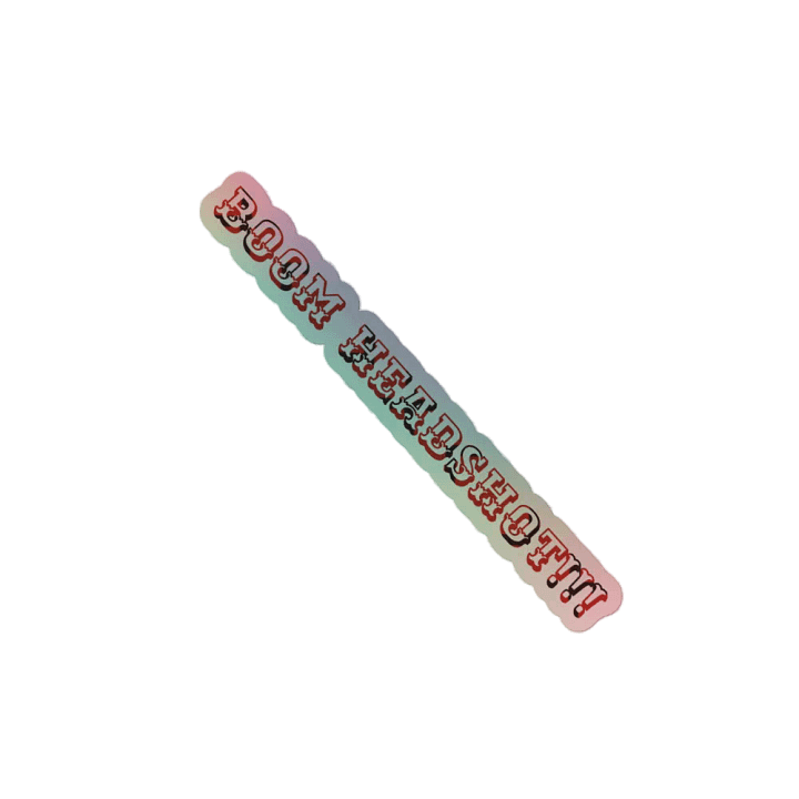 BOOM HEADSHOT STICKER product image (2)