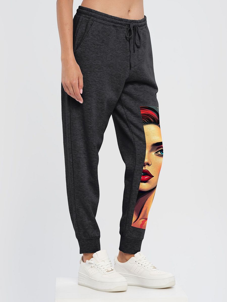 Vibrant Femme Fatale Illustration Joggers product image (3)