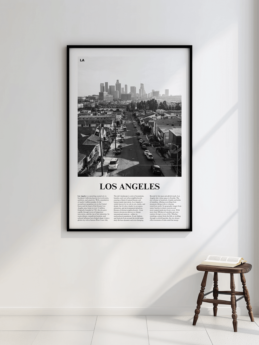Los Angeles 02 Newspaper Poster product image (2)