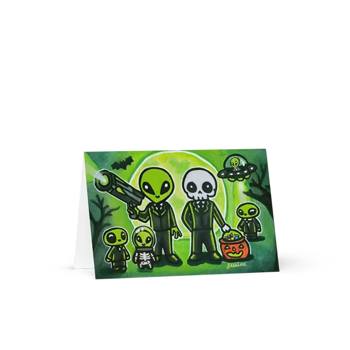 Alien Patrol Greeting Card product image (1)