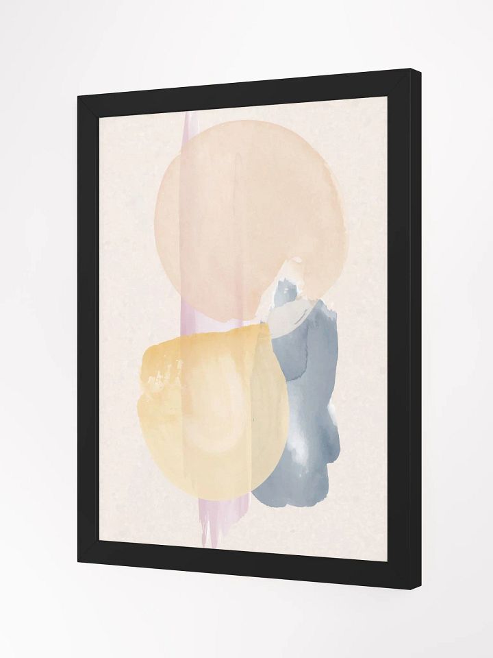 Harmony in Abstract Shapes Framed Poster product image (19)