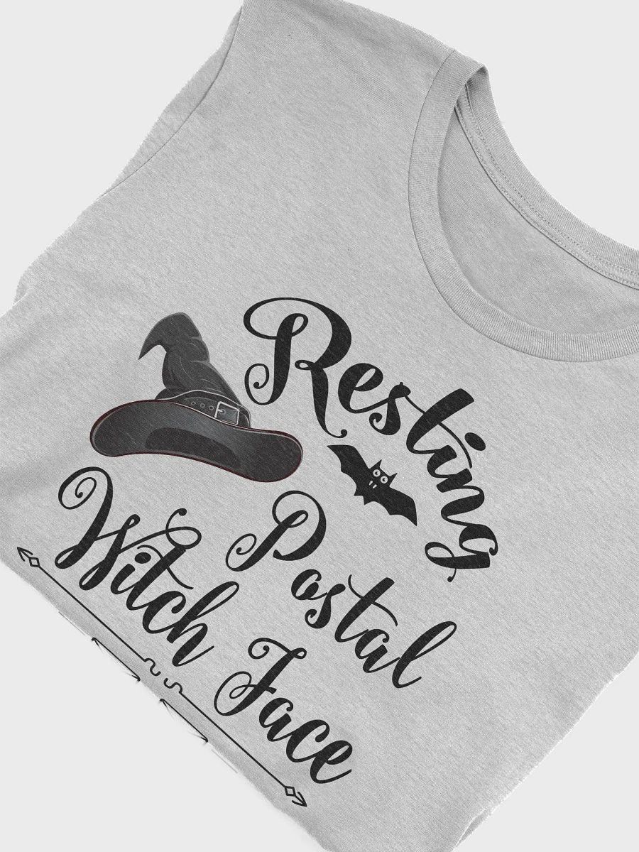 POSTAL WITCH FACE TEE POSTAL WORKER HALLOWEEN product image (14)