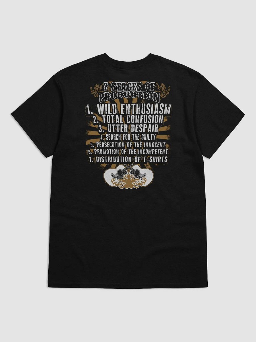 Crew Shirt - 7 Stages of Production - Dbl Sided Print product image (2)