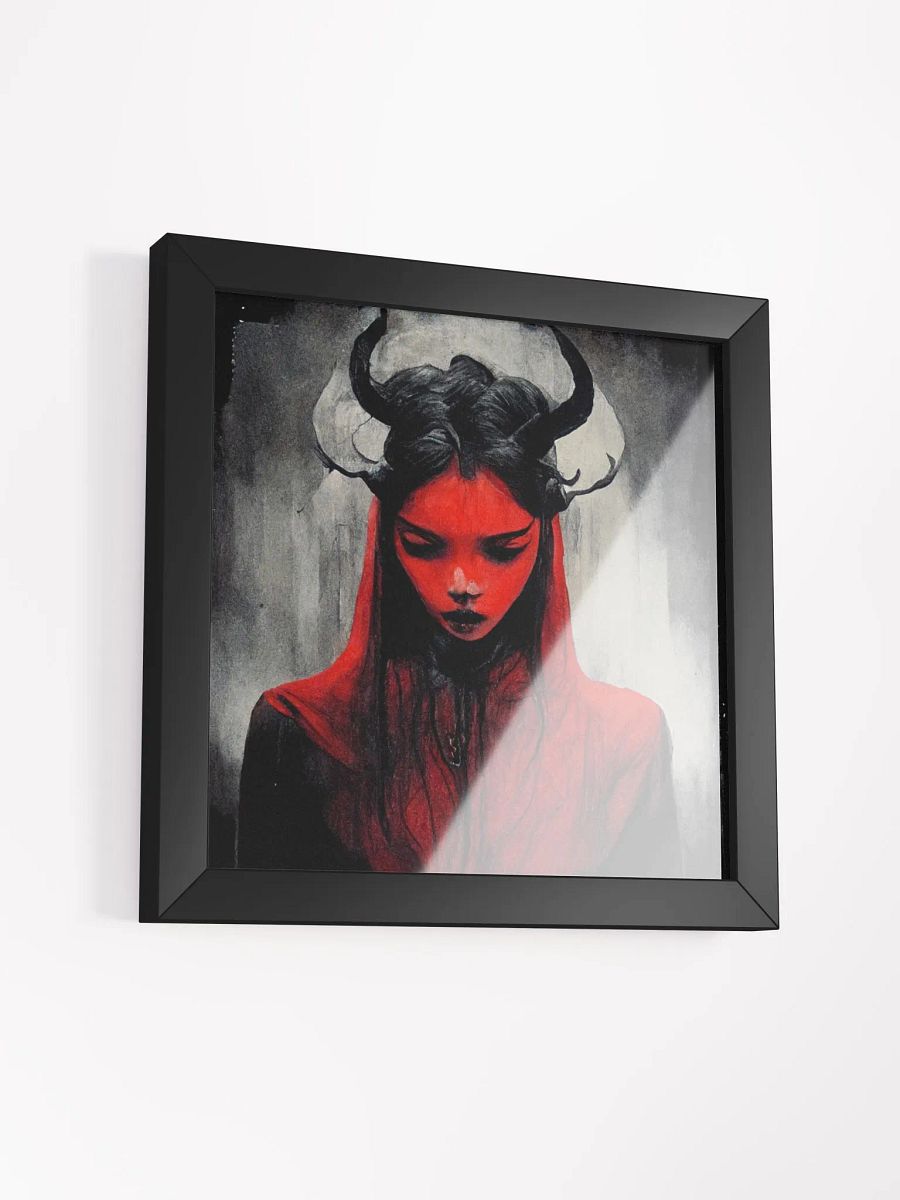Situational Depression, Vibrant Ayous Wood Framed Matte Poster product image (11)