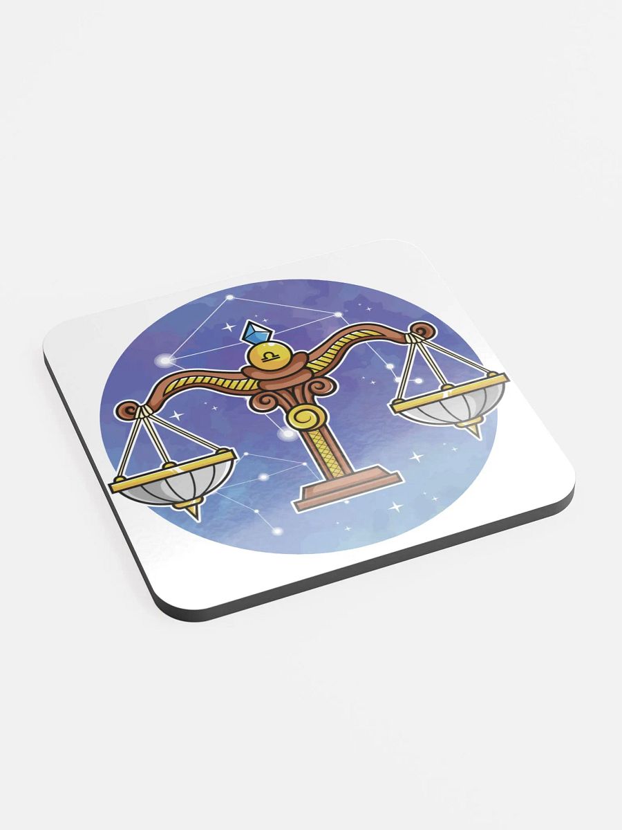 Starry Libra Balance Cork Coaster product image (2)