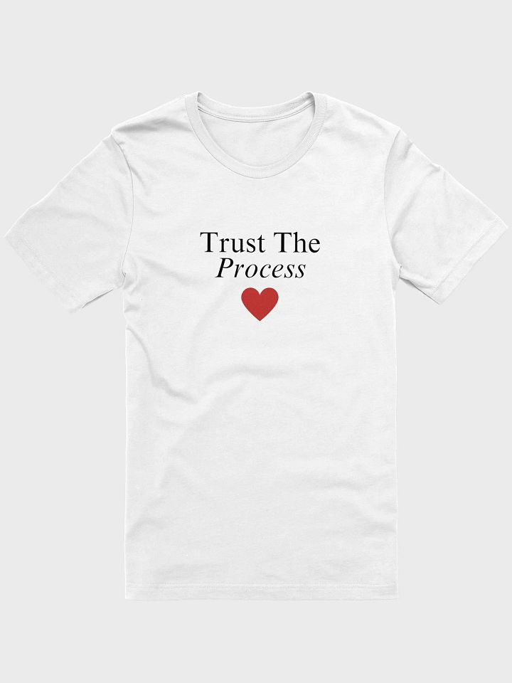 Trust The Process Minimalistic T (White) product image (1)