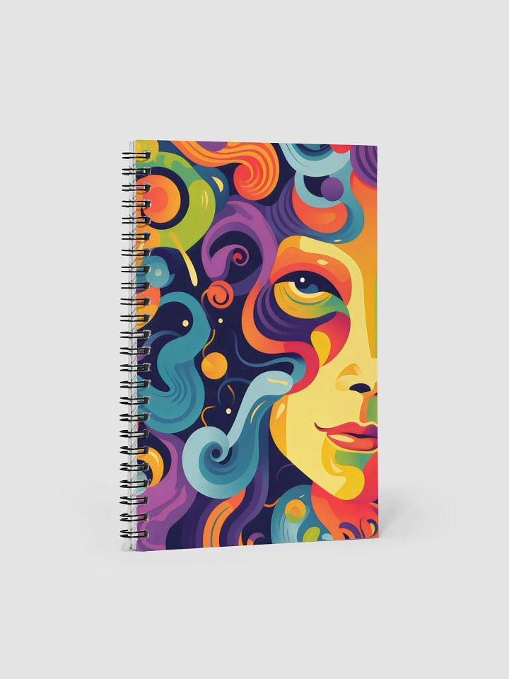 Whimsical Profile Spiral Notebook product image (1)