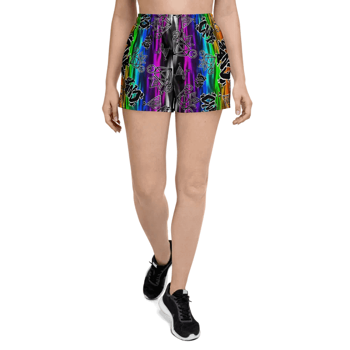 "Tagged Up" - Women's Athletic Shorts product image (1)