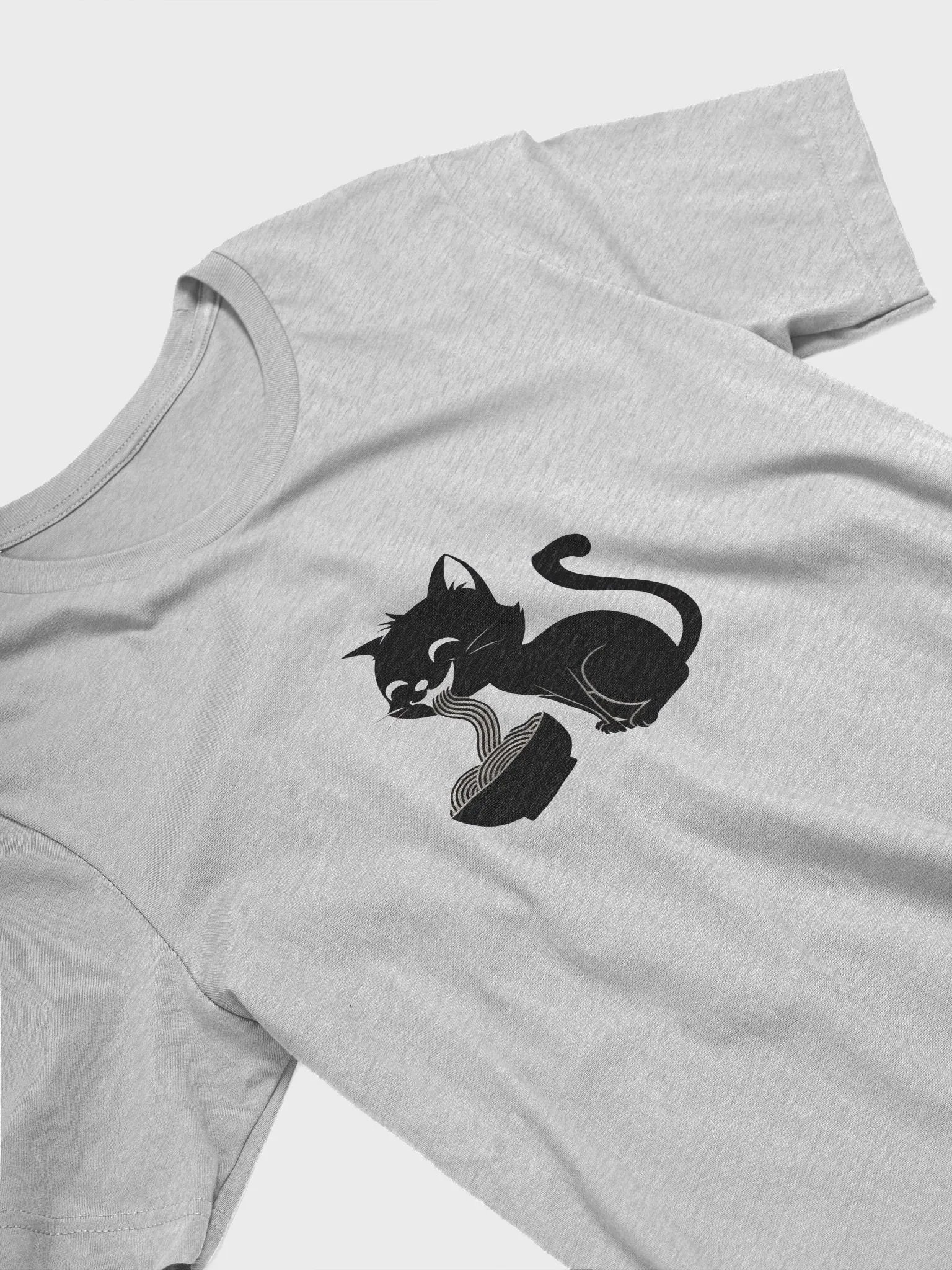 Cute Cat Noodle Delight T-Shirt product image (3)