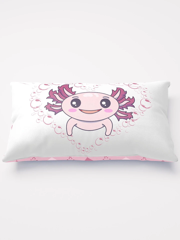 Pink And White Axolotl Pillow product image (1)