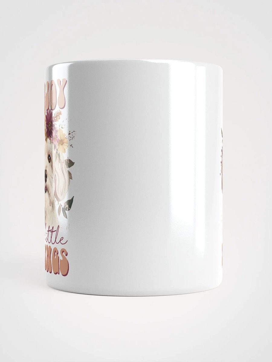 Enjoy The Little Things Floral Dog Mug product image (5)