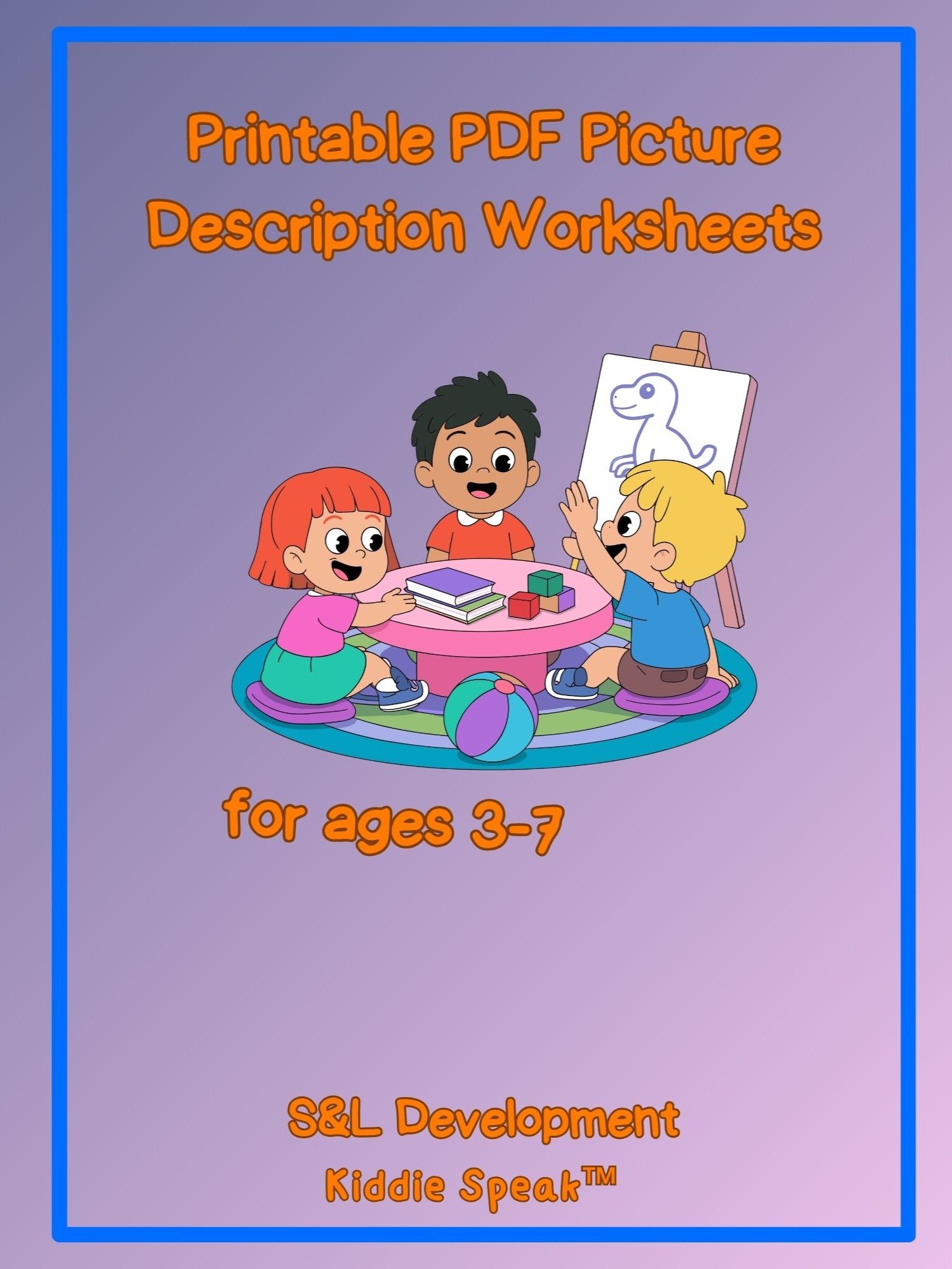 Picture Description Worksheets product image (1)