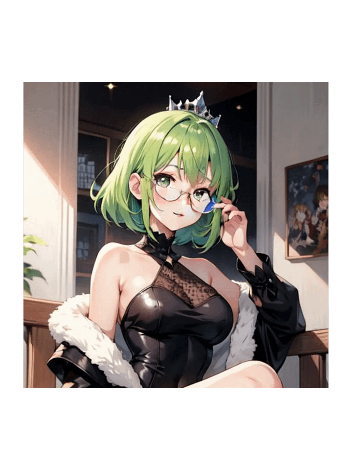 Green K Princess STICKERS product image (1)