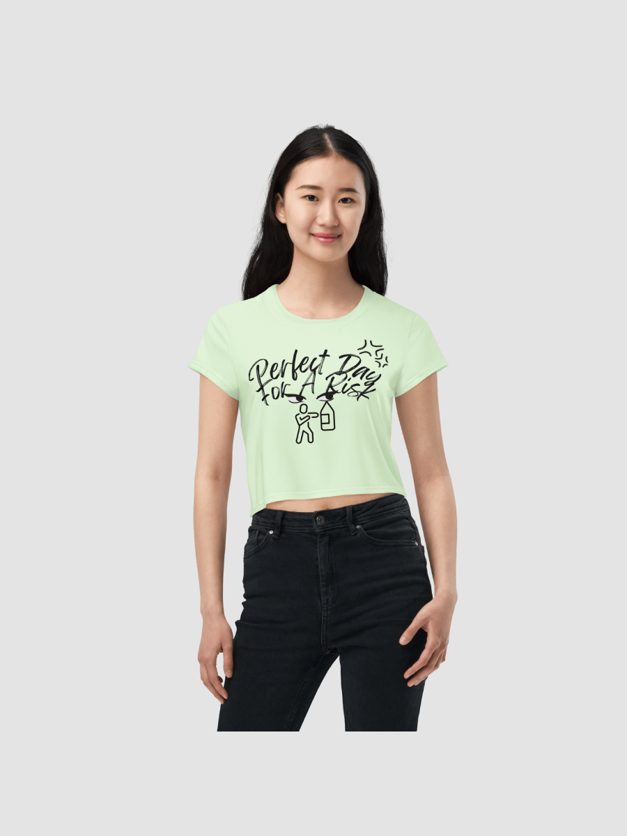 [High Risk ENT.] All-Over Print Crop Tee product image (1)