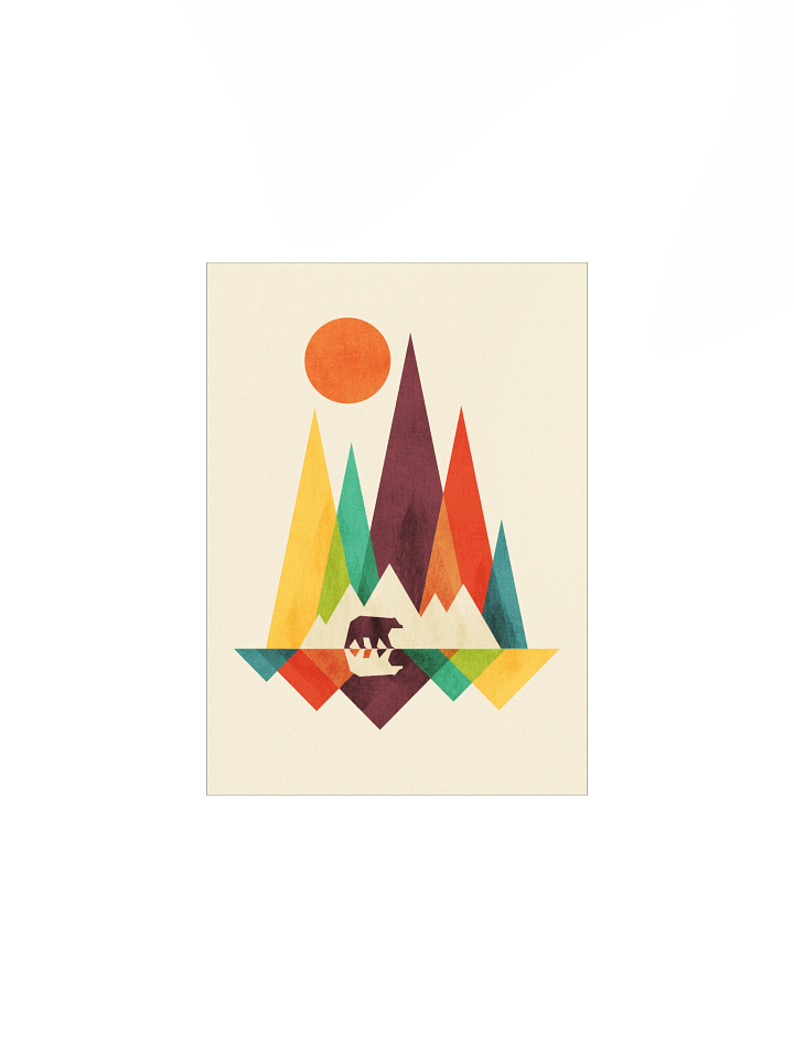 Wild bear art print product image (1)