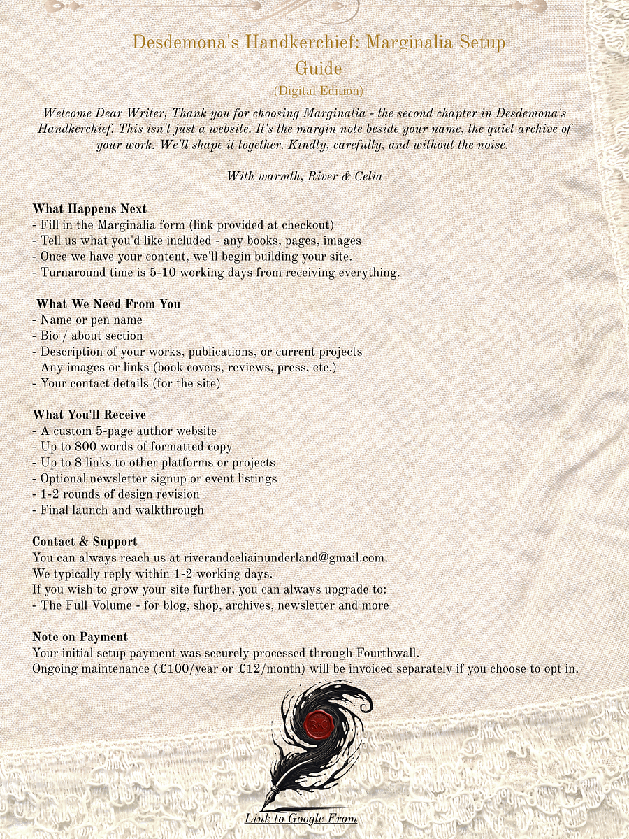 Desdemona’s Handkerchief: Marginalia product image (2)