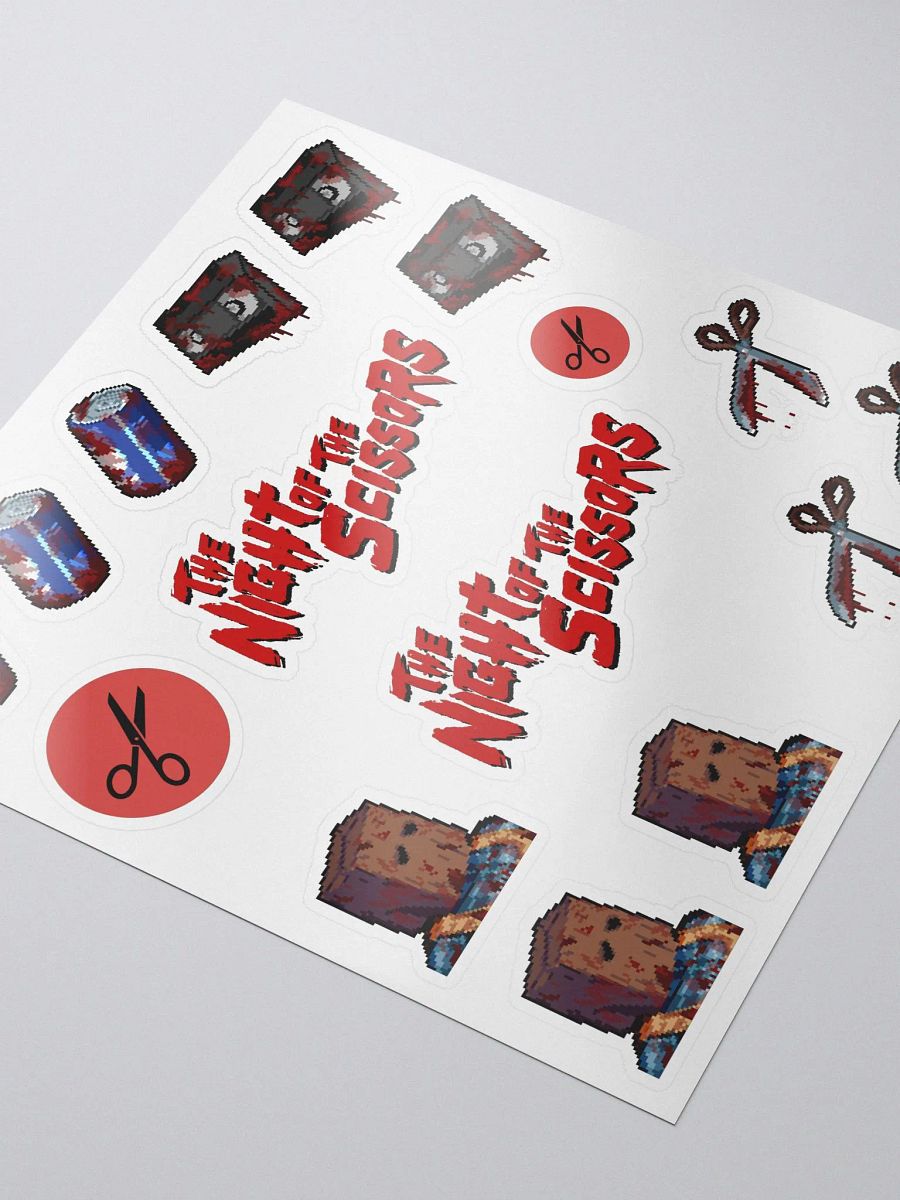 The Night of the Scissors sticker set 1 product image (3)