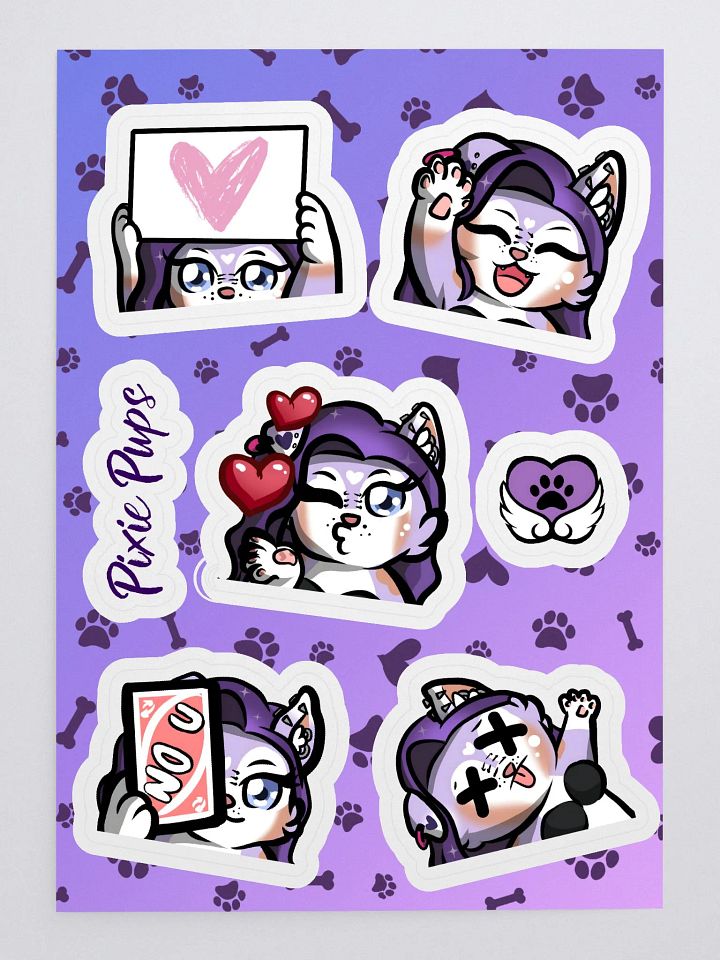 Pixie Pups Sticker Pack product image (1)